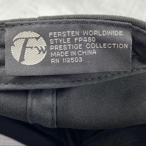 Redken 5th Avenue NYC Black Strap Back Ball Cap by Fersten Organic Cotton OSFA - Picture 12 of 13